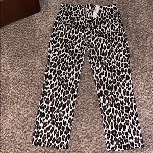 NWT JCREW Animal Print Pants